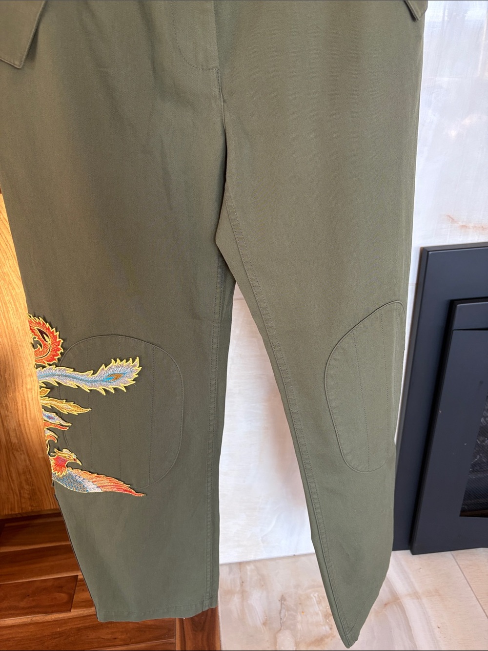 Sandro Paris Cotton Military Pants - Picture 4 of 6